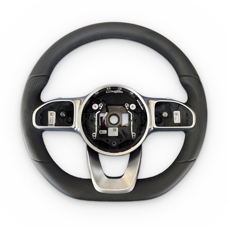 Mercedes-Benz lederen stuurwiel met schakelpeddels – contactplaat A0994644905 (zonder airbag)
