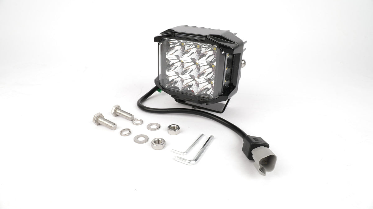 LED werklampen set 9 tot 32V DC 188W combo met side shooter, foto 2