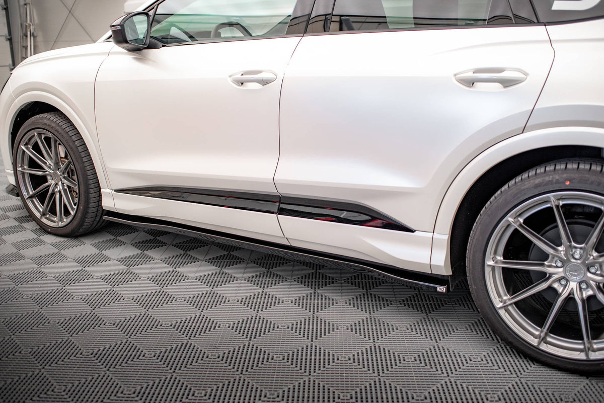 Maxton Design Side Splitters, Audi Q4 e-tron Sportback S-line Mk1