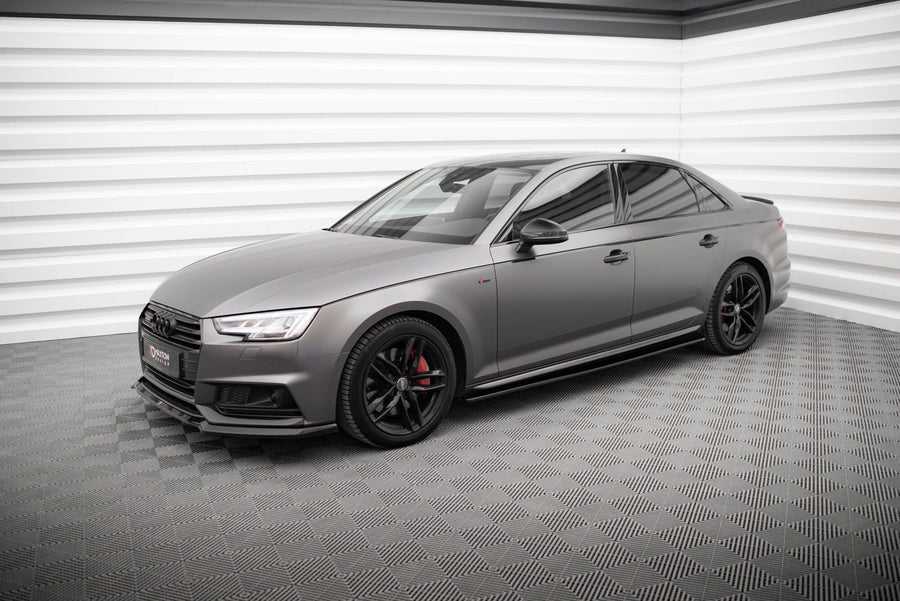 Side Skirts Diffusers pour Audi S4 / A4 S-Line / A4 Competiton B9 (Maxton Design)