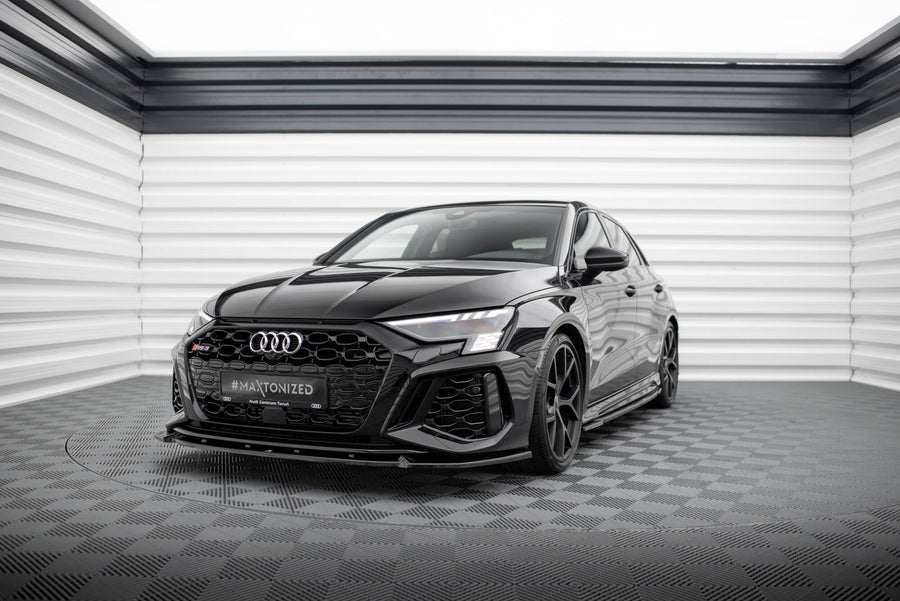 Front Splitter V.1 pour Audi RS3 Sportback 8Y (Maxton Design)