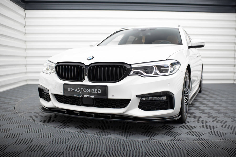 Front Splitter V.1 pour BMW 5 M-Pack / M550d / M550i G30/ G31 M-Pack (Maxton Design)