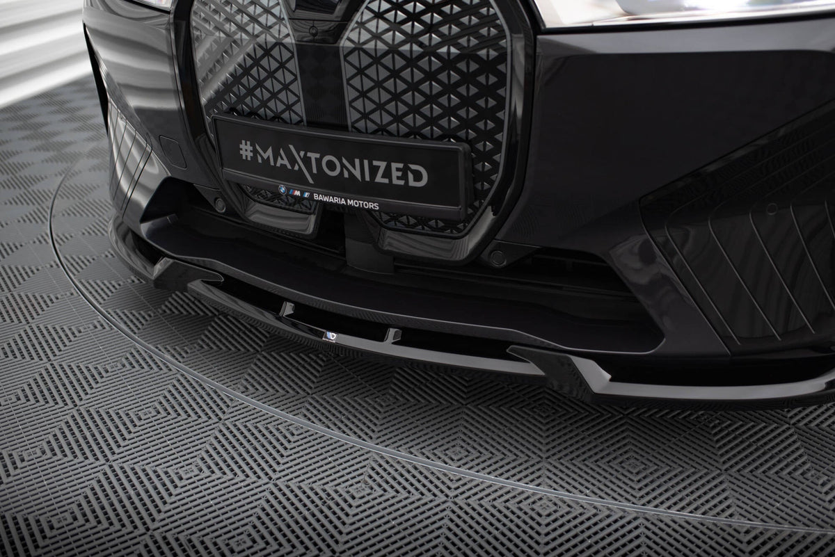 Maxton Design Front Splitter V.1, BMW iX M-Pack i20