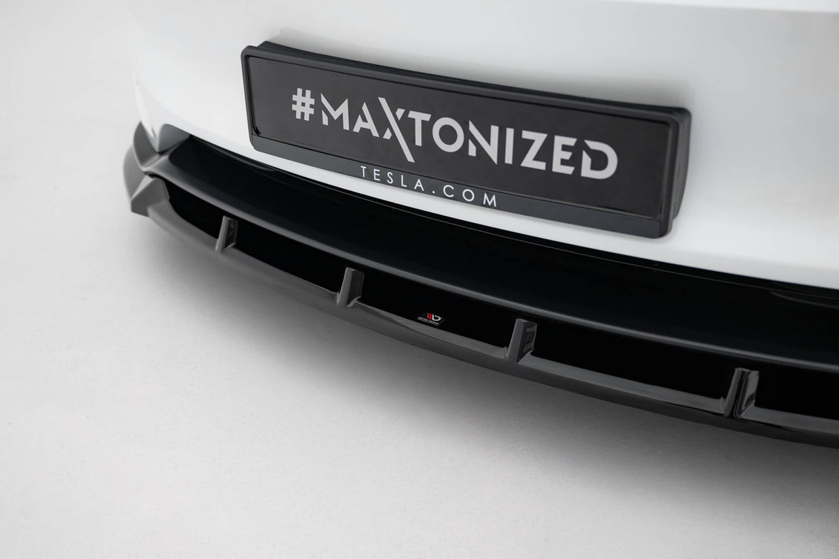 Maxton Design Front Splitter V.2, Tesla Model 3 Performance Mk1 Facelift