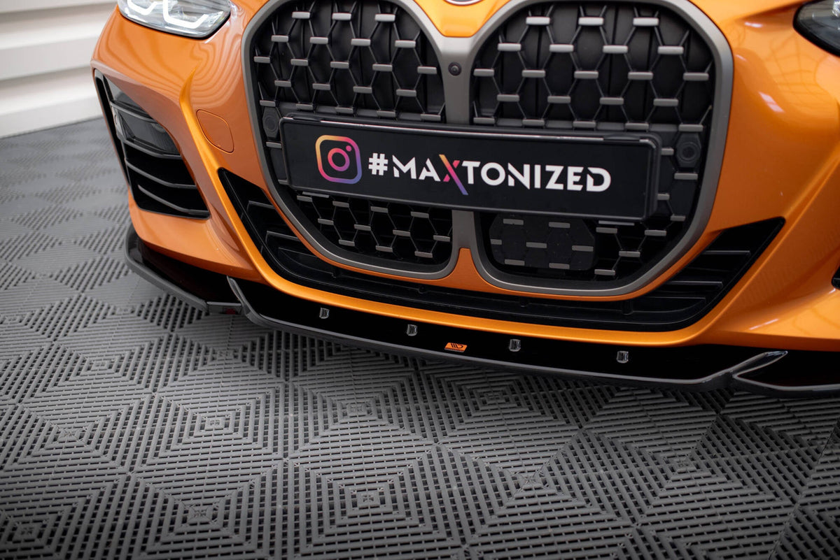 Maxton Design Front Splitter V.4, BMW 4 M-Pack / M440i G22 / G23 / G22 Facelift / G23 Facelift