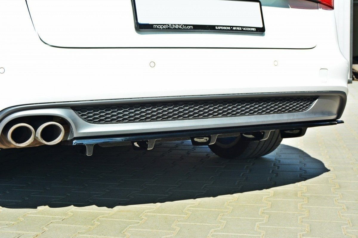 Maxton Design Rear Splitter, Audi A6 S-line Avant C7