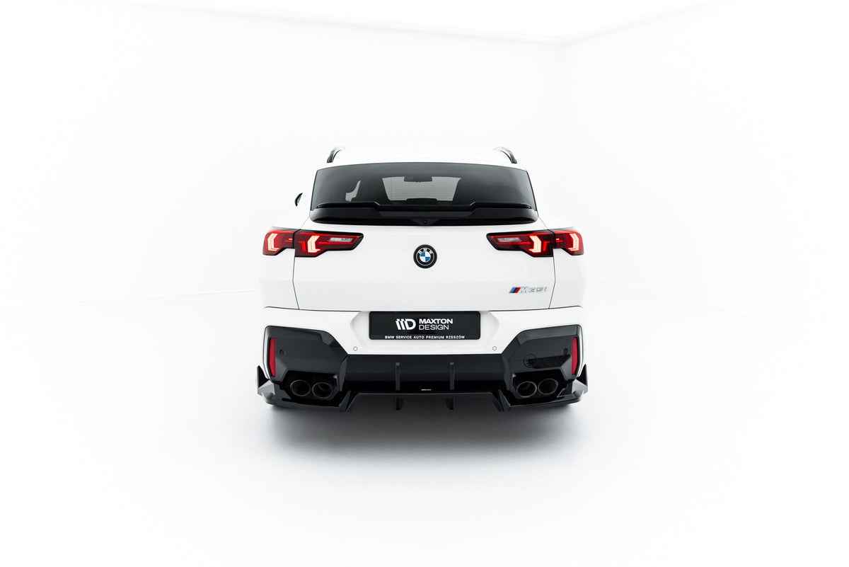 Maxton Design Rear Splitter (With Vertical Bars), BMW X2 M35i U10