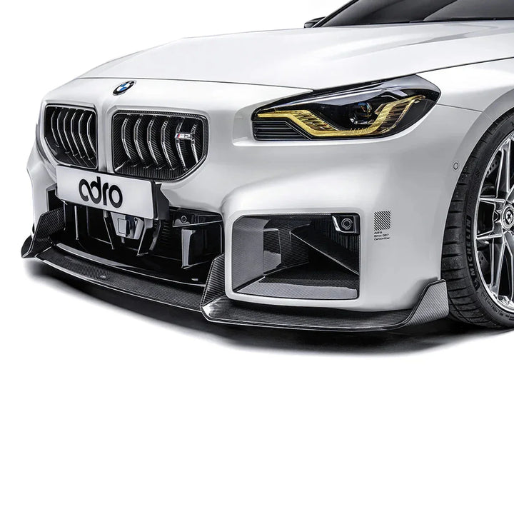 ADRO BMW G87 M2 PREPREG CARBON FIBER FRONT LIP (STOCK BUMPER)
