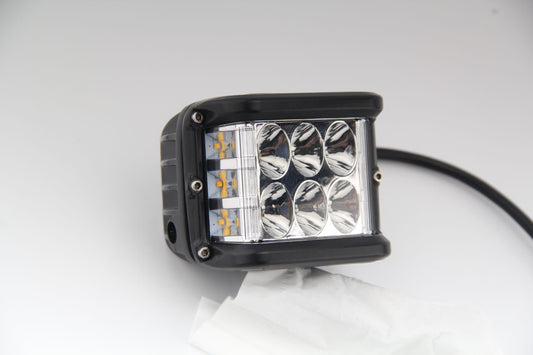 LED werklamp 9 tot 32V DC 36W met flitsers