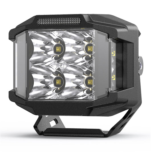 LED werklampen set 9 tot 32V DC 122W combo met side shooter en witte DRL