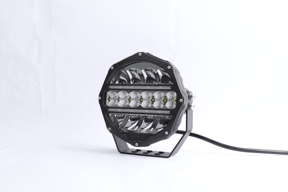 LED verstraler 9 tot 32V DC 7 inch 70 W, foto 2