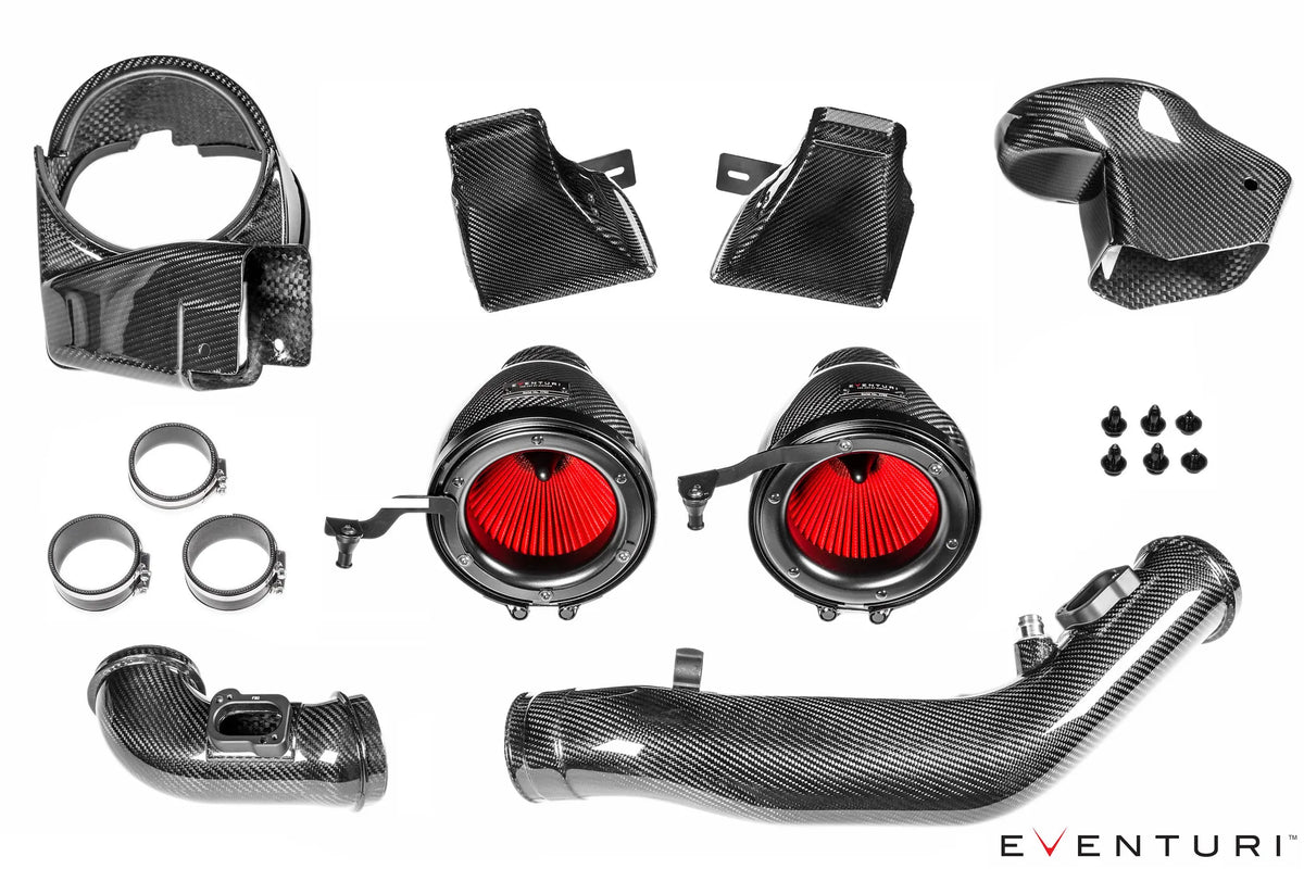 Eventuri carbon inlaatsysteem V2 voor BMW M3 F80 en M4 F82, F83