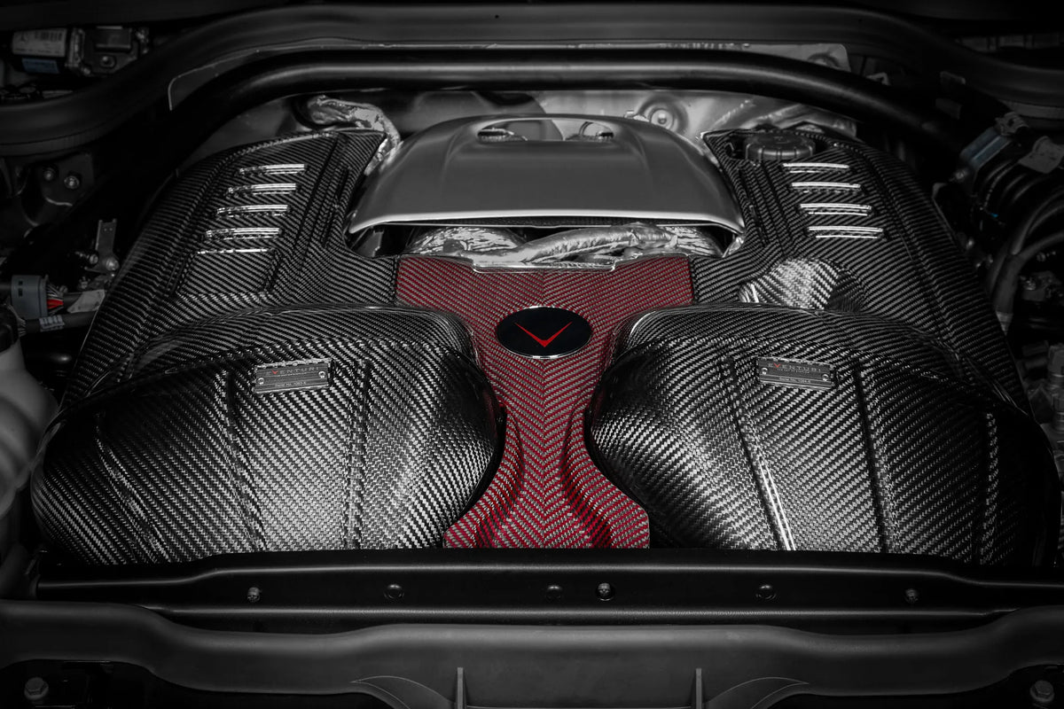 Eventuri Mercedes G63 AMG W465 M177 Intake System in Gloss Carbon Fiber