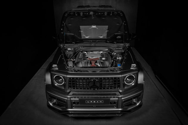 Eventuri Mercedes G63 AMG W465 M177 Intake System in Gloss Carbon Fiber