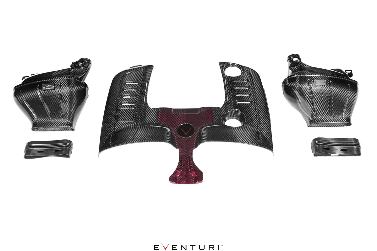 Eventuri Mercedes G63 AMG W465 M177 Intake System in Gloss Carbon Fiber