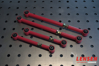 Verstelbare draagarmen boven en onder achterzijde voor Nissan Patrol Y60 en Y61, rood, foto 3