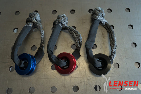 Soft shackle met snatch ring, lichtgewicht bergingsset