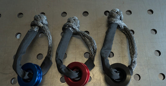 Soft shackle met snatch ring, lichtgewicht bergingsset