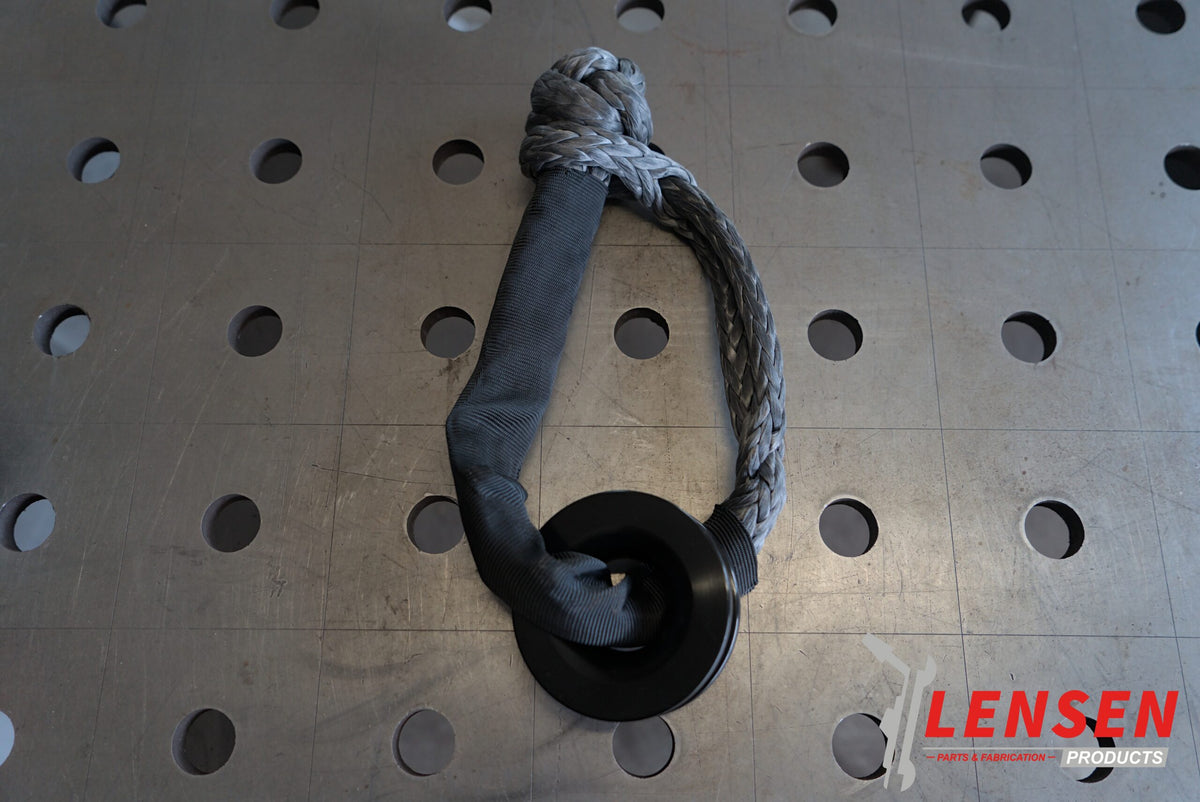 Soft shackle met snatch ring, lichtgewicht bergingsset, foto 4