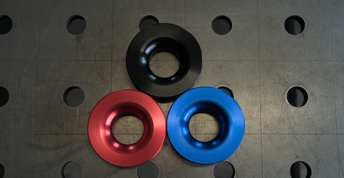 Aluminium snatch ring 11.000 kg voor soft shackle en synthetisch liertouw