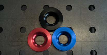 Aluminium snatch ring 11.000 kg voor soft shackle en synthetisch liertouw