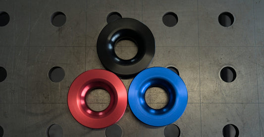 Aluminium snatch ring 11.000 kg voor soft shackle en synthetisch liertouw