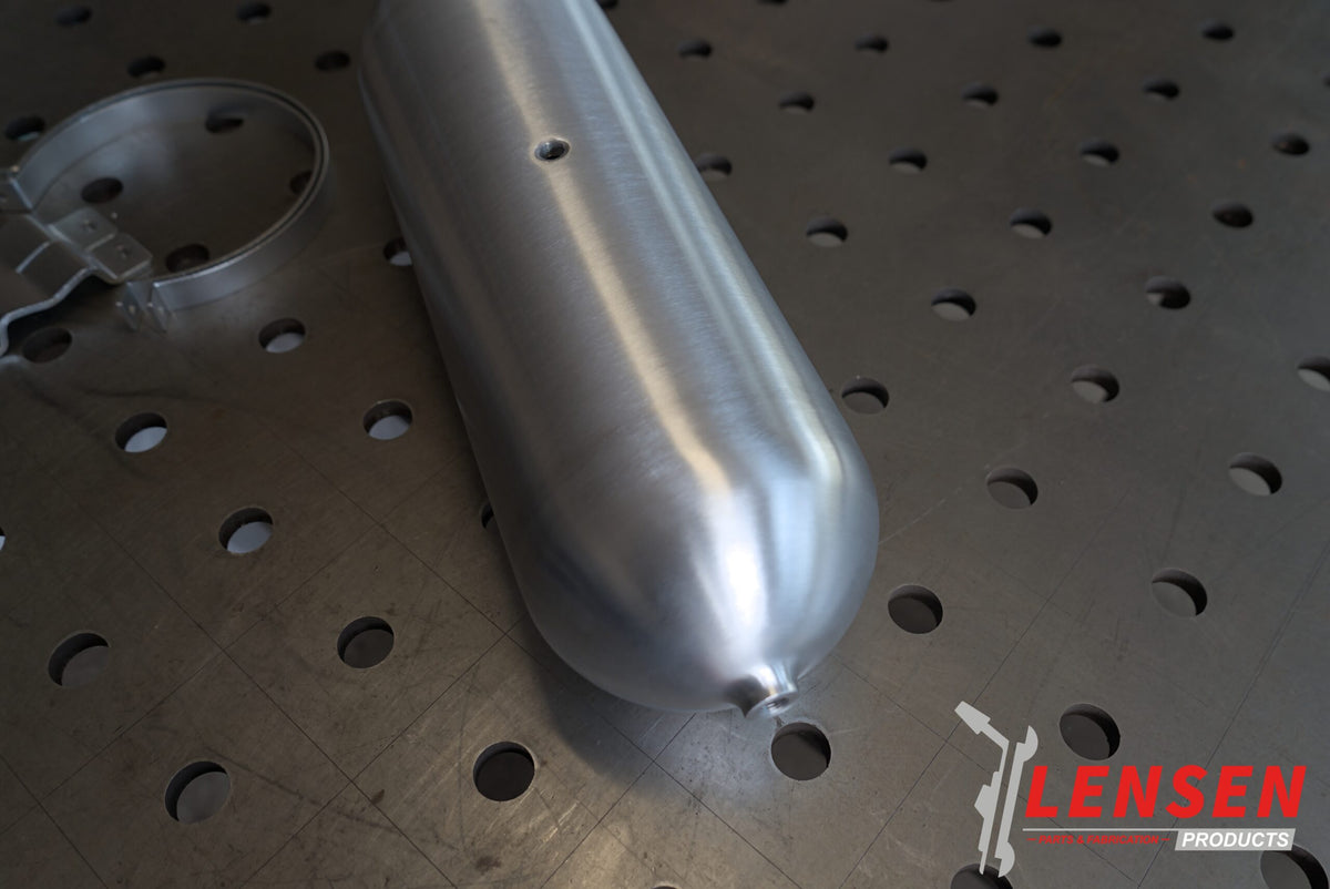 Aluminium luchttank 11,3 liter (3 gallon) met 1/4 inch NPT aansluitingen, foto 3