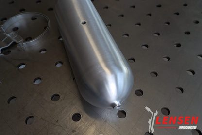 Aluminium luchttank 11,3 liter (3 gallon) met 1/4 inch NPT aansluitingen, foto 3