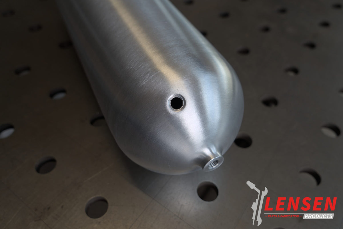 Aluminium luchttank 11,3 liter (3 gallon) met 1/4 inch NPT aansluitingen, foto 4