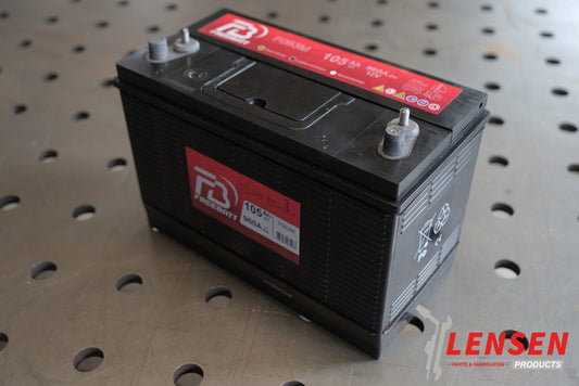 Freebatt semi-tractie accu 12V 105Ah 960A (F093M) voor lierwerk en kampeerders