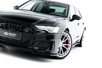 Maxton Design Front Splitter, Audi A6 S-line / S6 C8 / C8 facelift