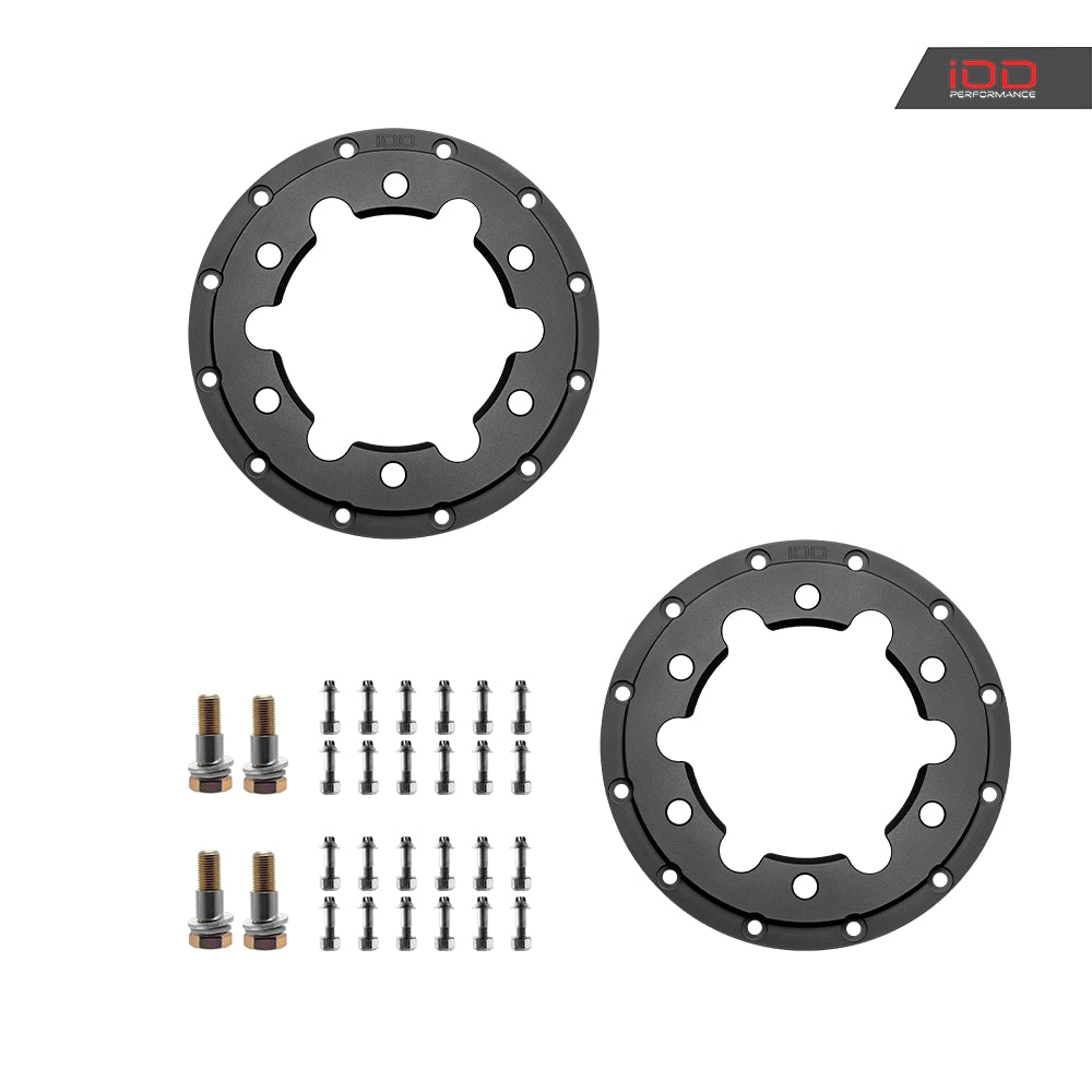 Remschijfadapter voor big brake kit vooras voor Nissan Patrol Y61