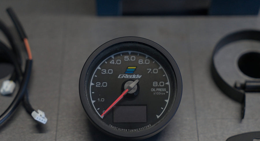 GReddy meter oliedruk