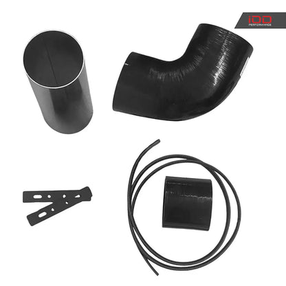 RVS snorkel 4 inch voor Nissan Patrol Y61, foto 2
