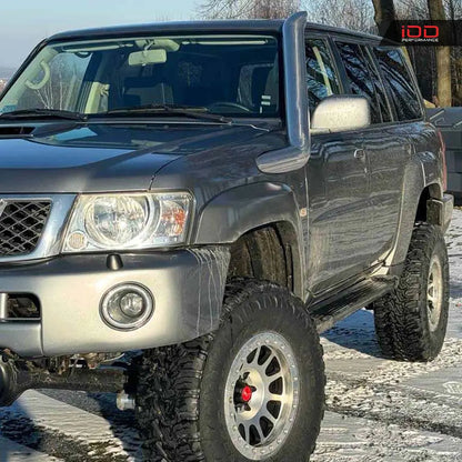 RVS snorkel 4 inch voor Nissan Patrol Y61, foto 8