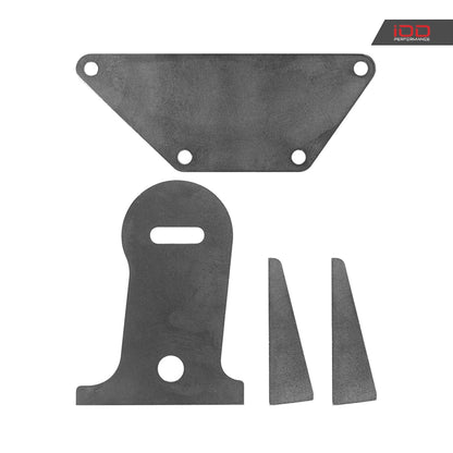 Motorsteunen (zelfbouw) voor BMW M57 ombouw in Nissan Patrol Y60 en Y61, foto 2