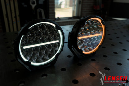 LED verstraler rond 9 inch