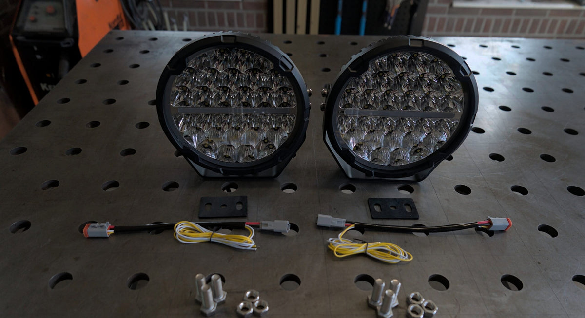 LED verstraler rond 9 inch, foto 2