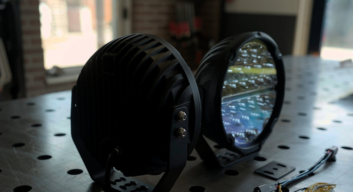 LED verstraler rond 9 inch, foto 3