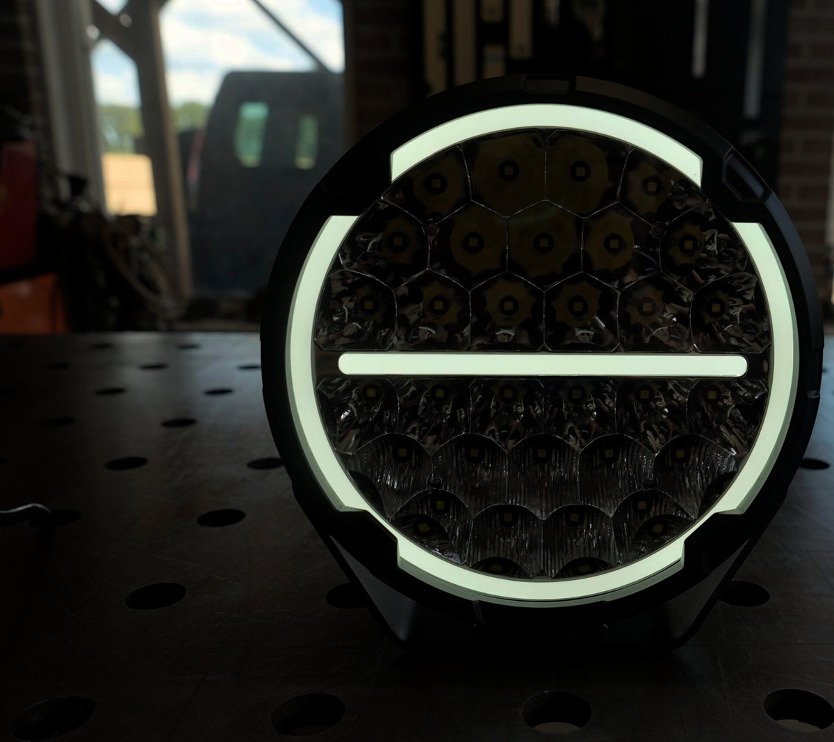 LED verstraler rond 9 inch, foto 6