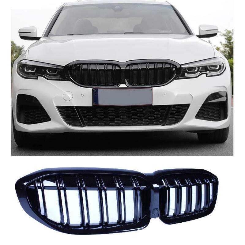 Grill nieren glanzend zwart, BMW M340i G20 LCI