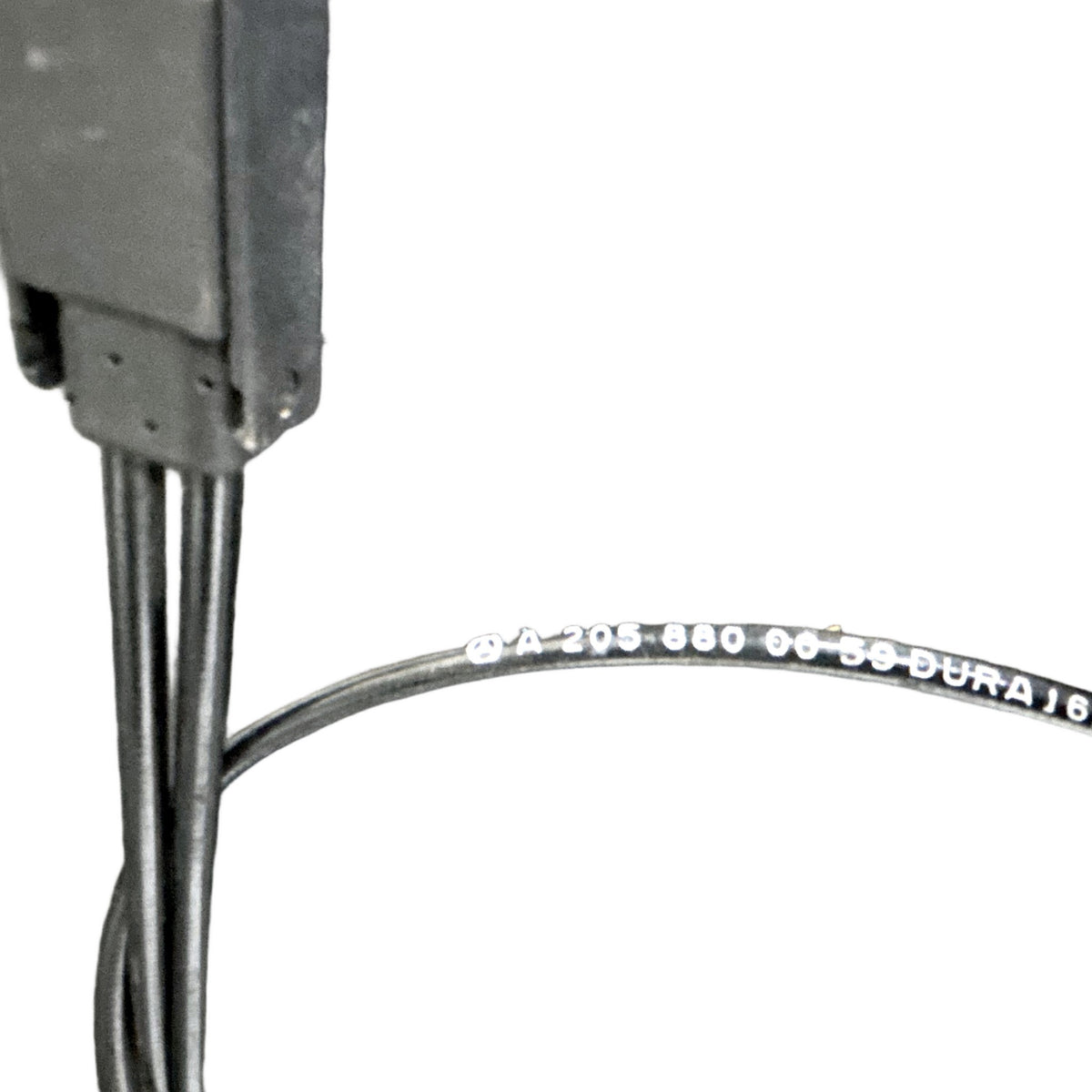 Mercedes C63 AMG S205 motorkapkabel A2058800059 etiket