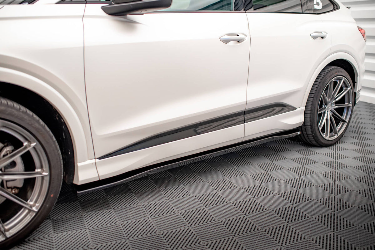 Maxton Design Side Splitters, Audi Q4 e-tron Sportback S-line Mk1