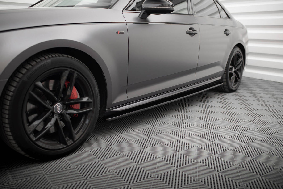 Maxton Design Side Skirts, Audi A4 S-line / S4 B9 facelift