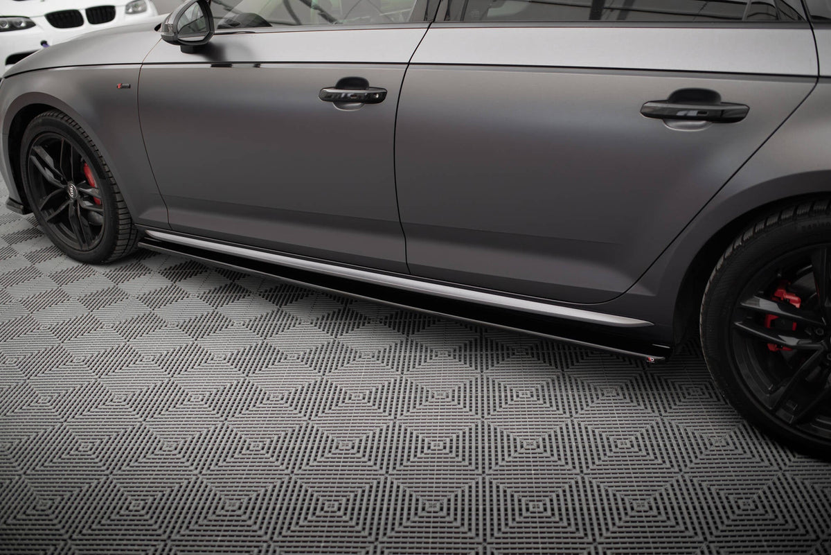 Maxton Design Side Skirts, Audi A4 S-line / S4 B9 facelift