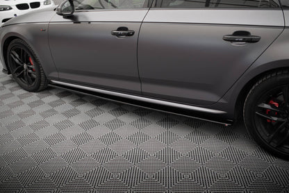 Maxton Design Side Skirts, Audi A4 S-line / S4 B9 facelift