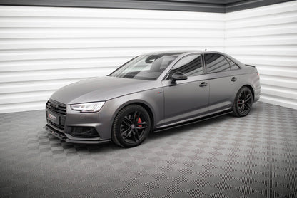 Maxton Design Side Skirts, Audi A4 S-line / S4 B9 facelift