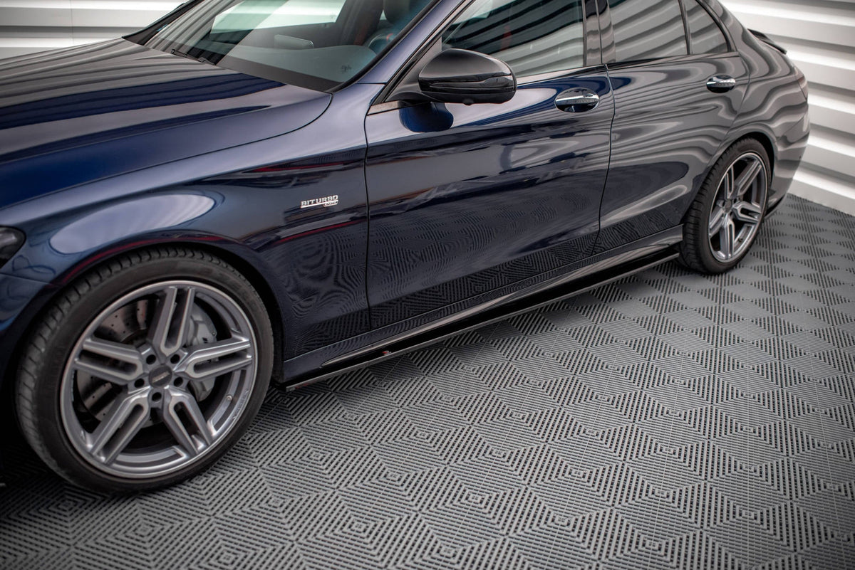 Maxton Design Side Skirts, Mercedes-Benz C-Klasse AMG Line W205