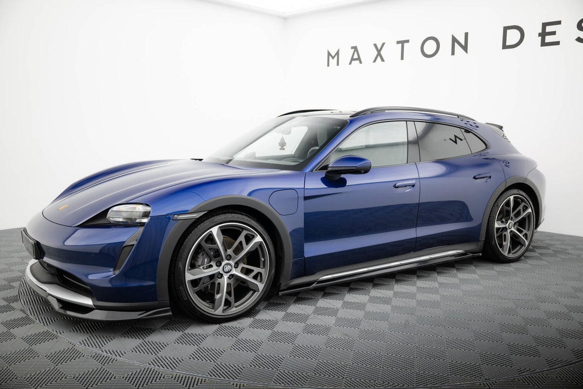 Maxton Design Side Splitters, Porsche Taycan Cross Turismo 4S