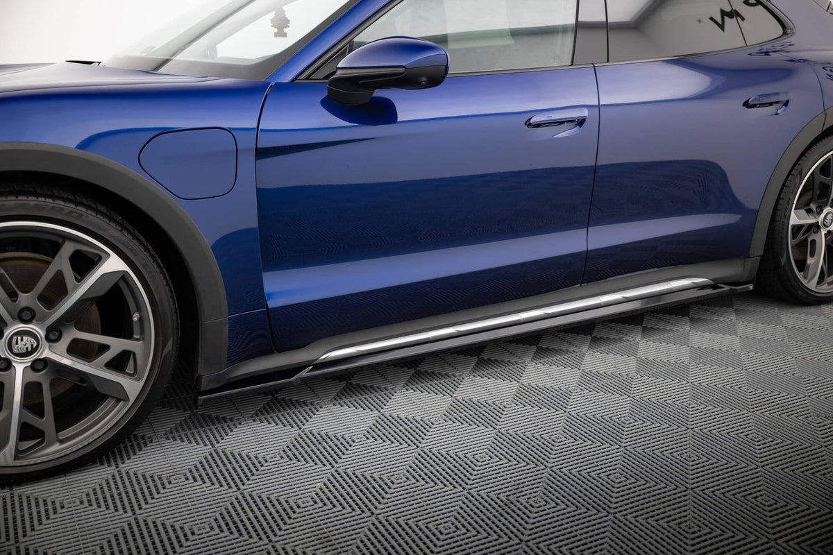 Maxton Design Side Splitters, Porsche Taycan Cross Turismo 4S